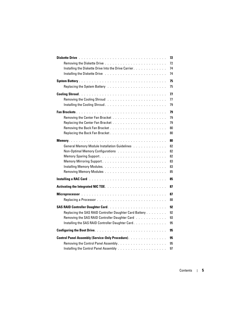 Dell PowerEdge 1900 User Manual | Page 5 / 166