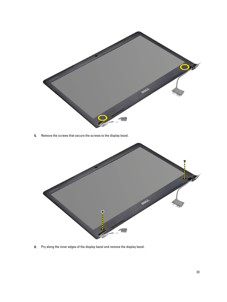Dell Vostro 5460 (Late 2012) User Manual | Page 23 / 39