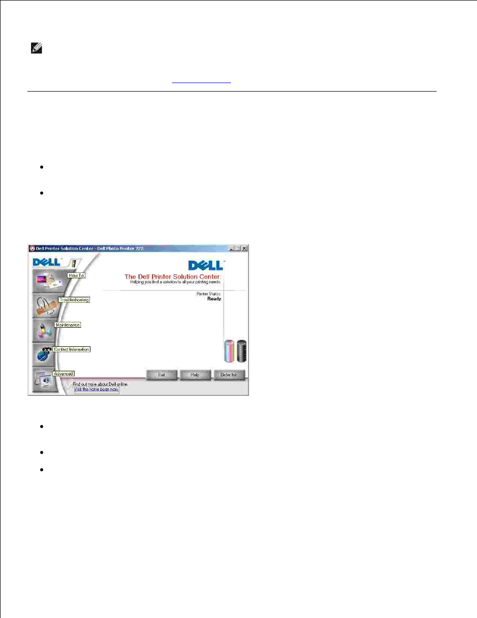 Understanding the printer software, Using the dell printer solution center | Dell 720 Color Printer User Manual | Page 5 / 34