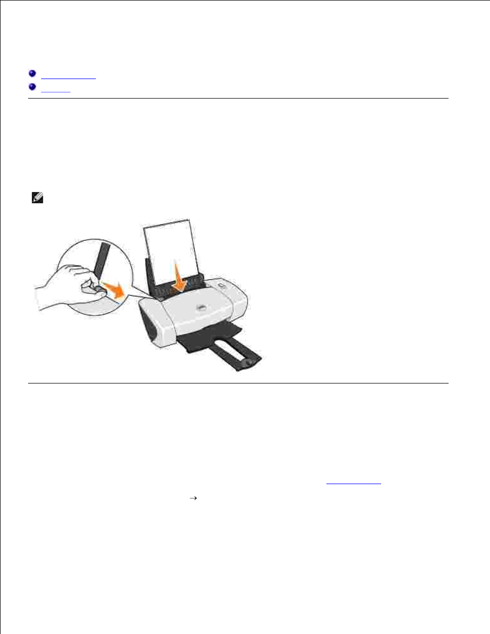 Using the printer, Loading paper, Printing | Printing a document | Dell 720 Color Printer User Manual | Page 9 / 34
