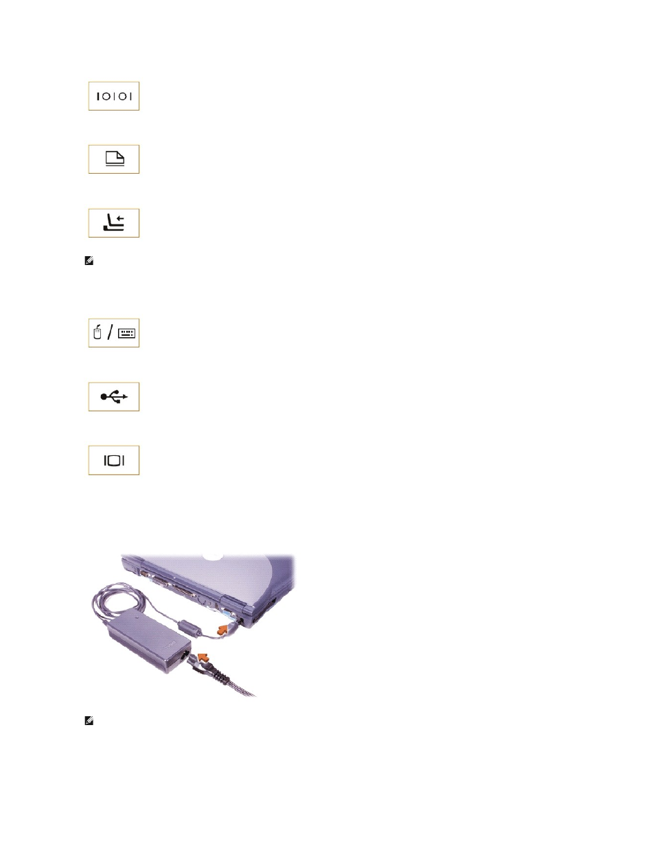 Parallel connector docking connector | Dell Inspiron 4000 User Manual | Page 62 / 63