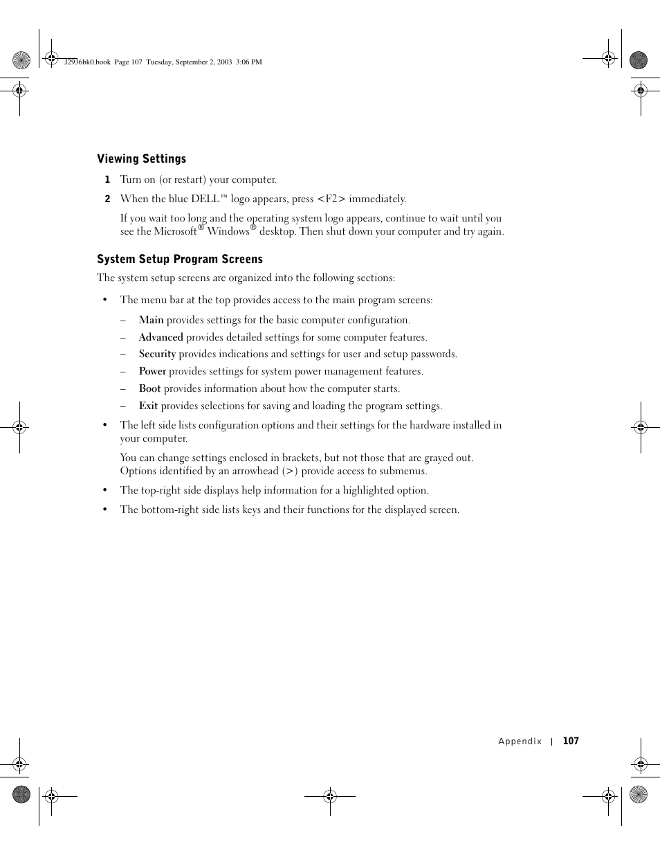Dell Dimension 4600 User Manual | Page 107 / 148