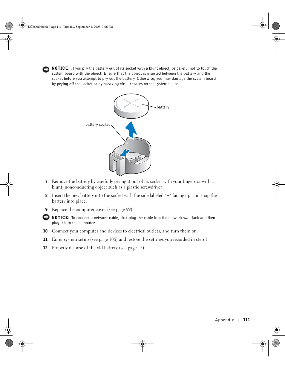 Dell Dimension 4600 User Manual | Page 111 / 148