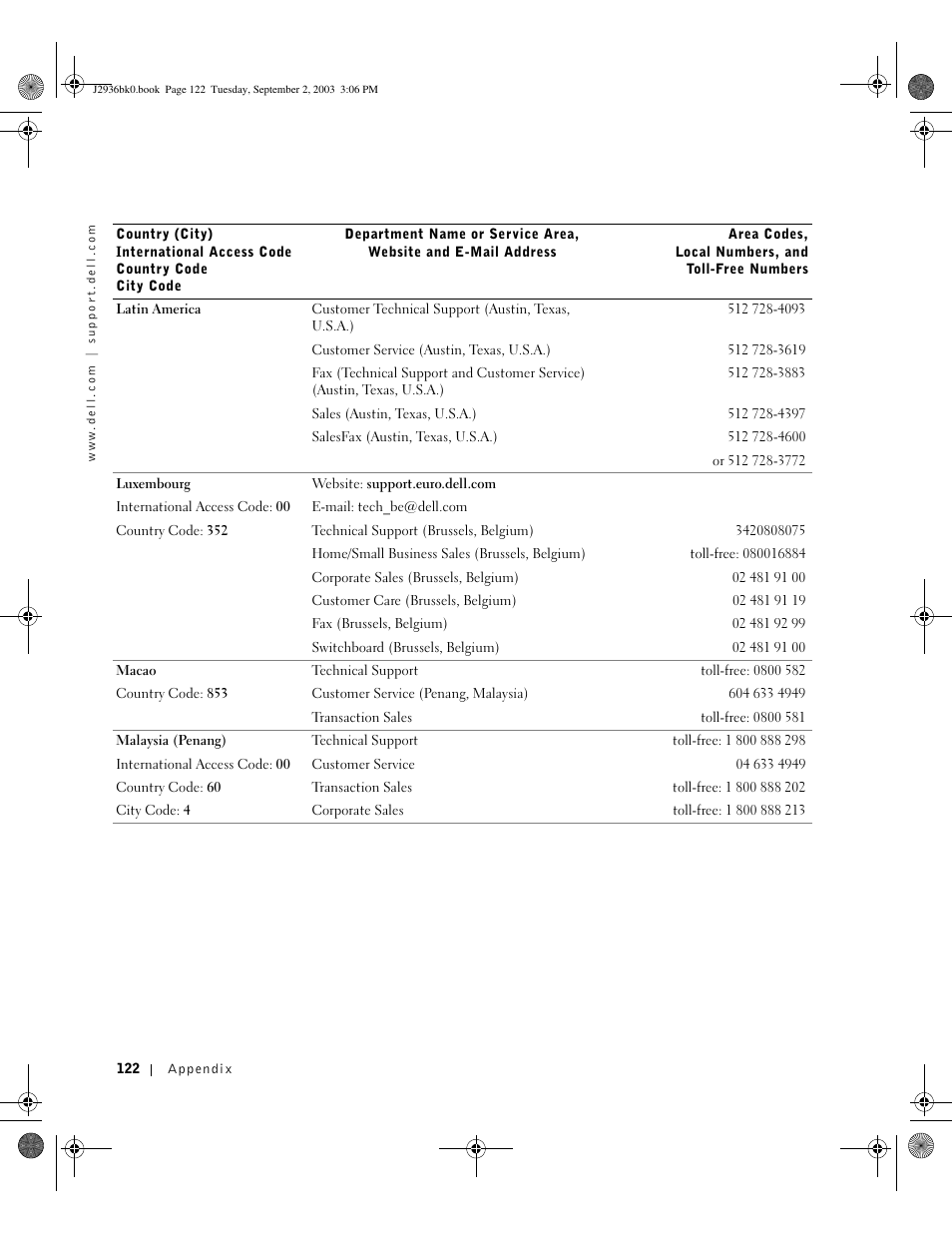 Dell Dimension 4600 User Manual | Page 122 / 148