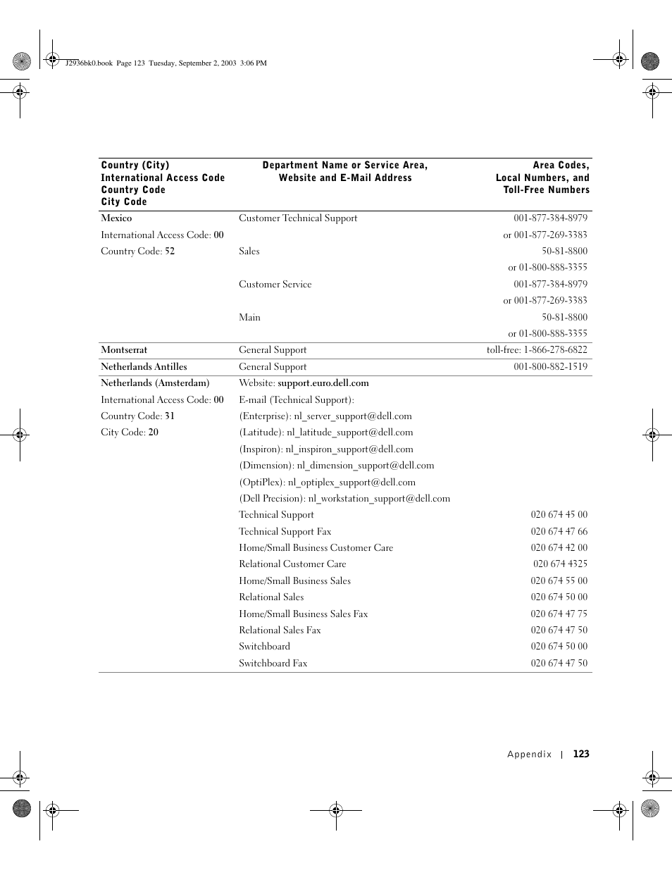 Dell Dimension 4600 User Manual | Page 123 / 148