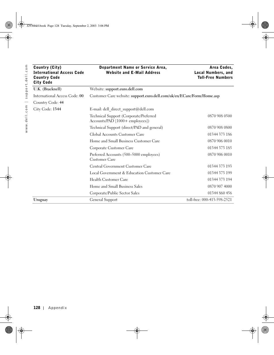 Dell Dimension 4600 User Manual | Page 128 / 148