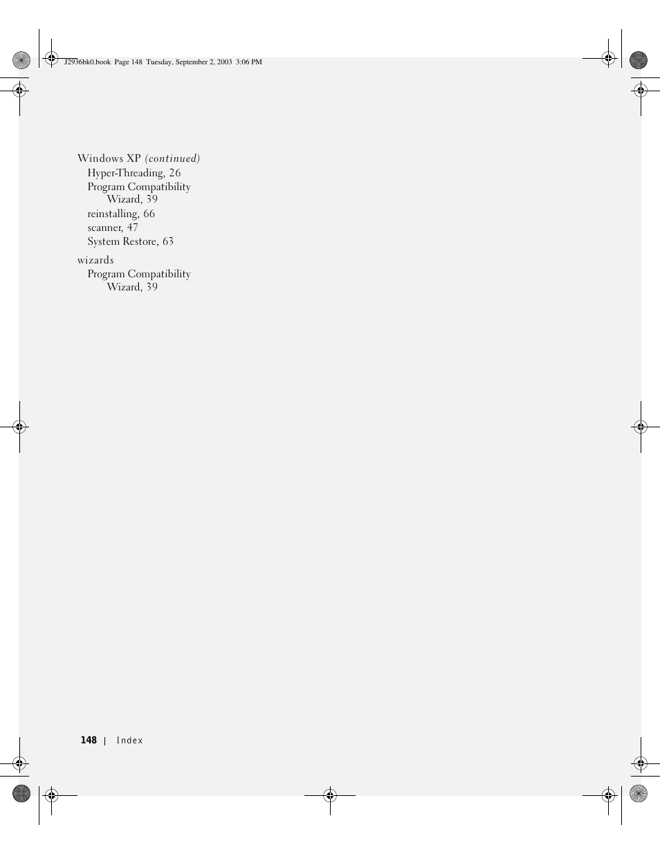 Dell Dimension 4600 User Manual | Page 148 / 148
