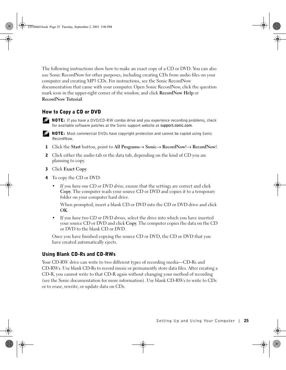Dell Dimension 4600 User Manual | Page 25 / 148