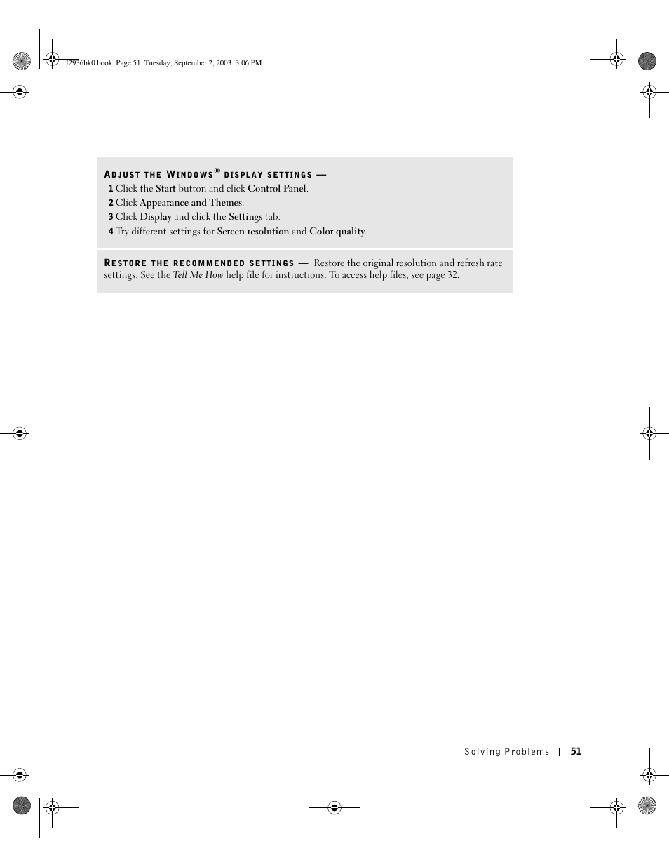 Dell Dimension 4600 User Manual | Page 51 / 148