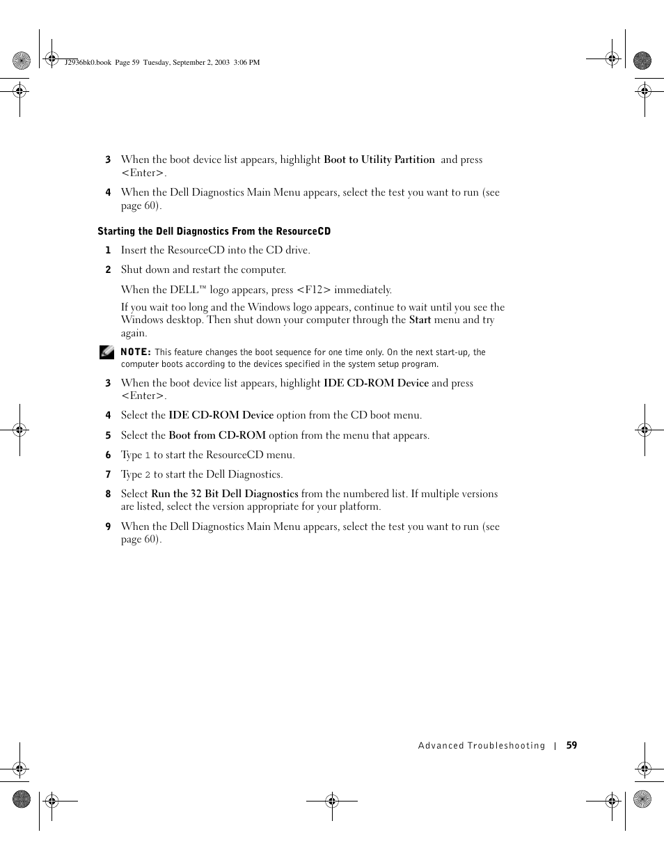 Dell Dimension 4600 User Manual | Page 59 / 148