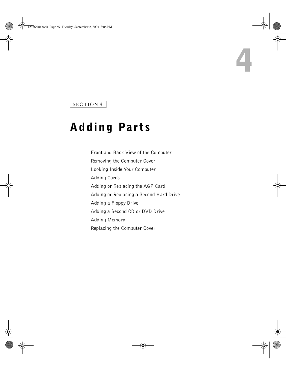 Dell Dimension 4600 User Manual | Page 69 / 148