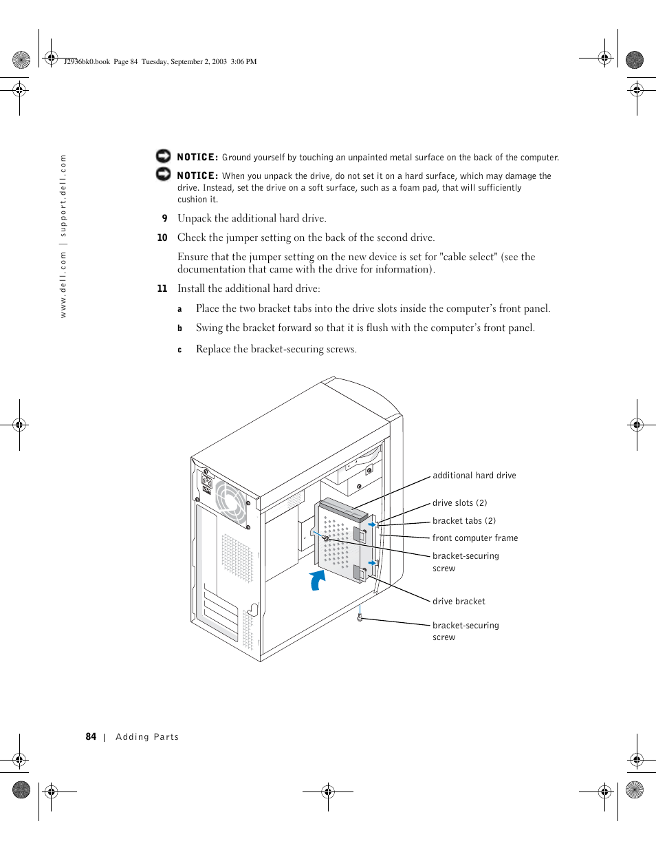 Dell Dimension 4600 User Manual | Page 84 / 148