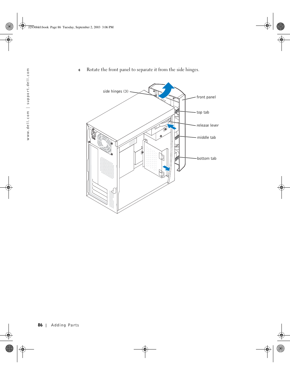 Dell Dimension 4600 User Manual | Page 86 / 148