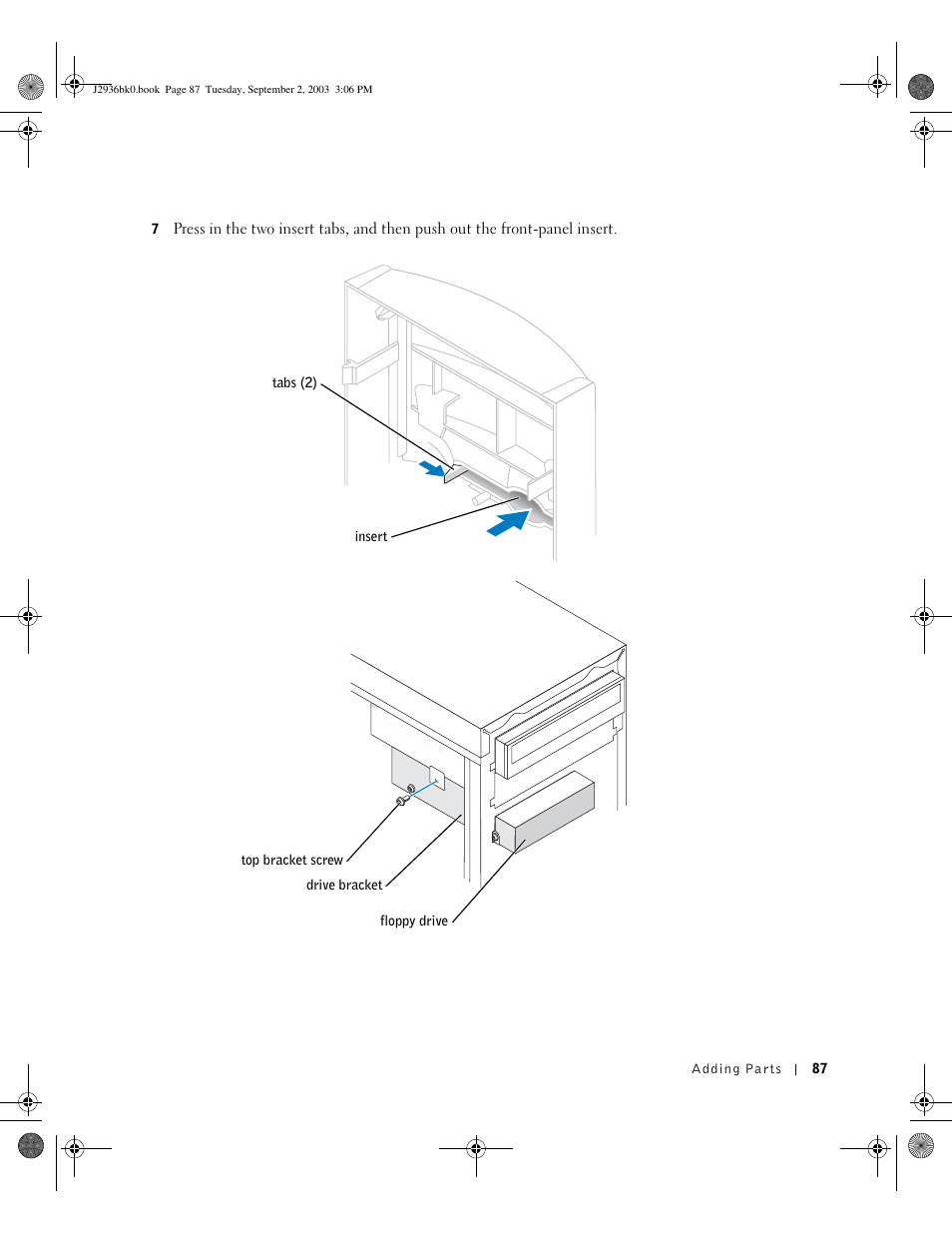 Dell Dimension 4600 User Manual | Page 87 / 148