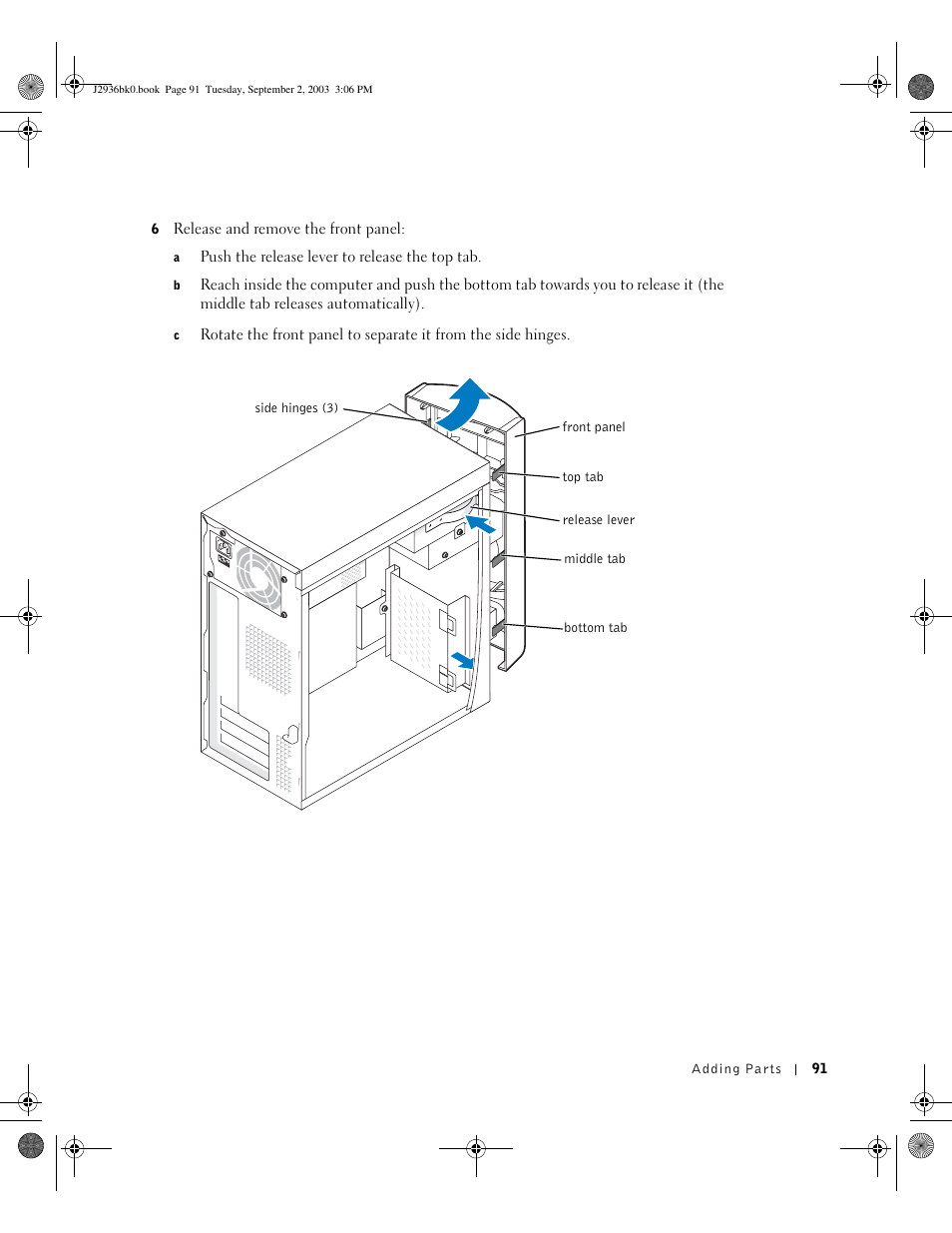 Dell Dimension 4600 User Manual | Page 91 / 148