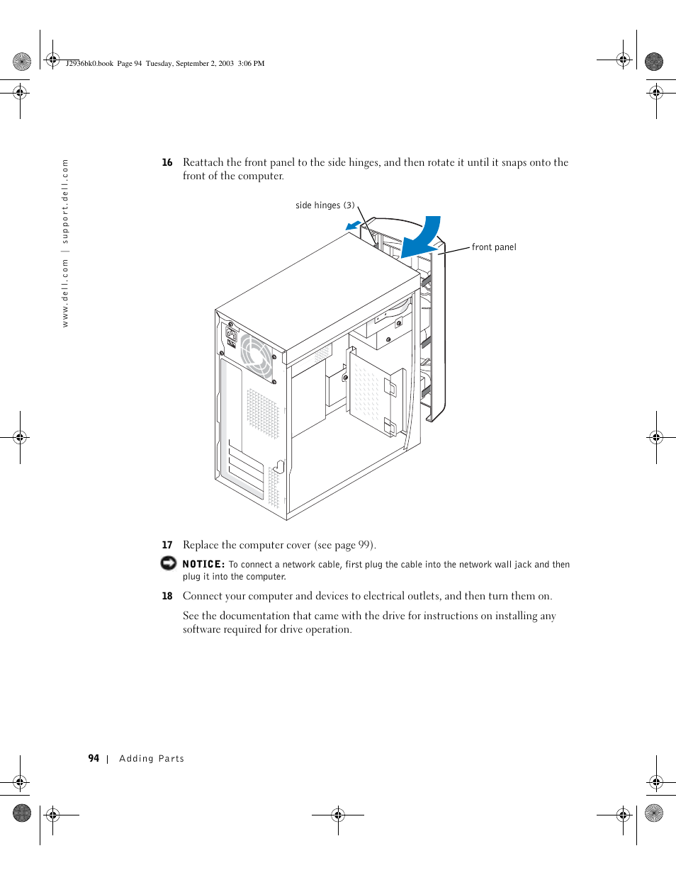 Dell Dimension 4600 User Manual | Page 94 / 148