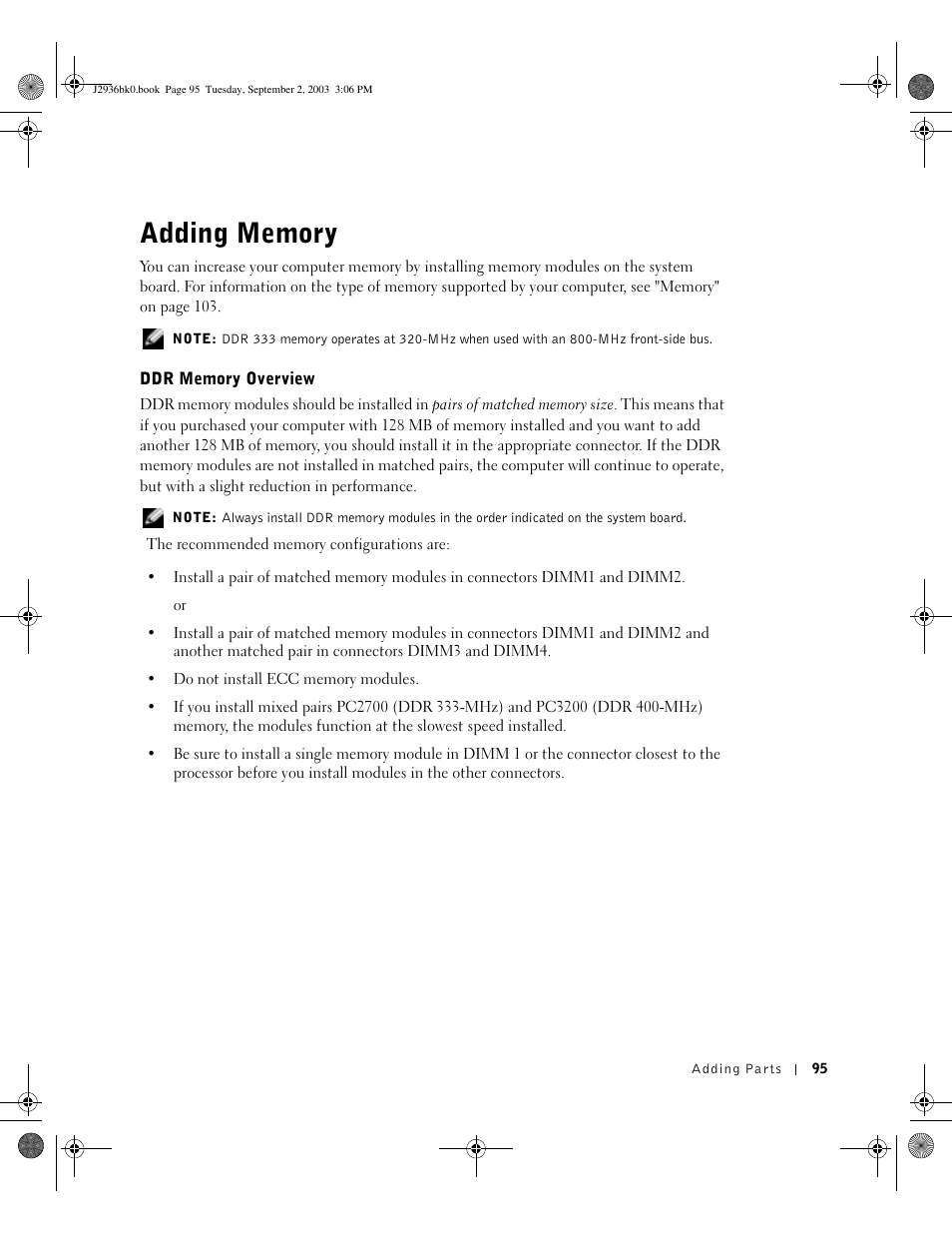 Dell Dimension 4600 User Manual | Page 95 / 148