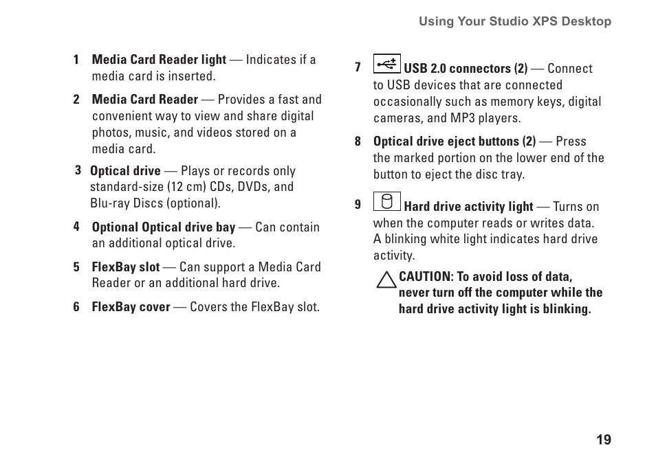 Dell Studio XPS 7100 (Mid 2010) User Manual | Page 21 / 74