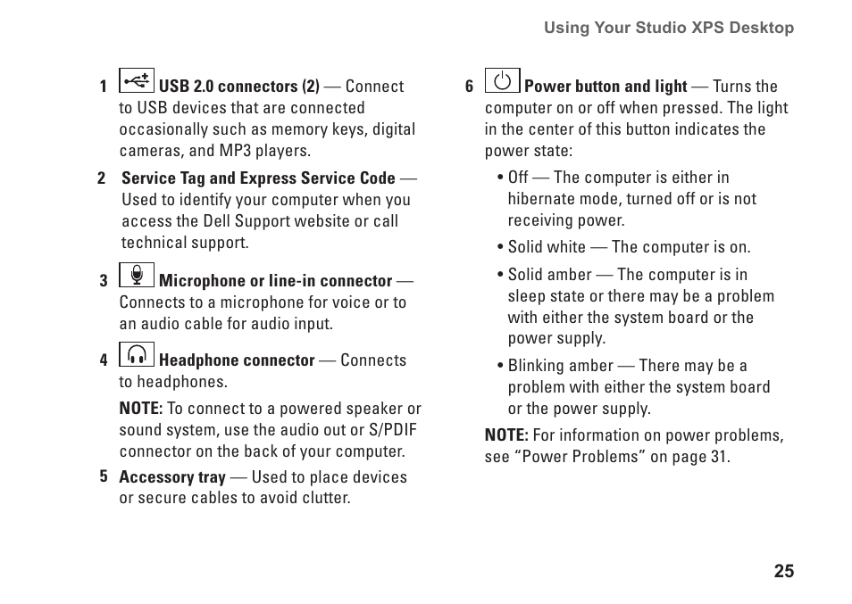 Dell Studio XPS 7100 (Mid 2010) User Manual | Page 27 / 74