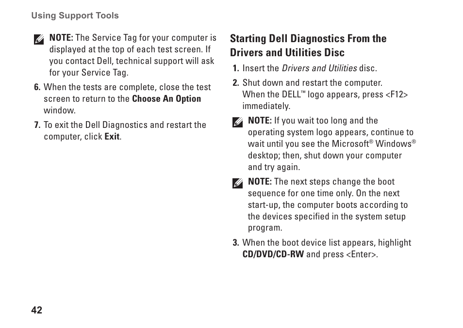 Dell Studio XPS 7100 (Mid 2010) User Manual | Page 44 / 74
