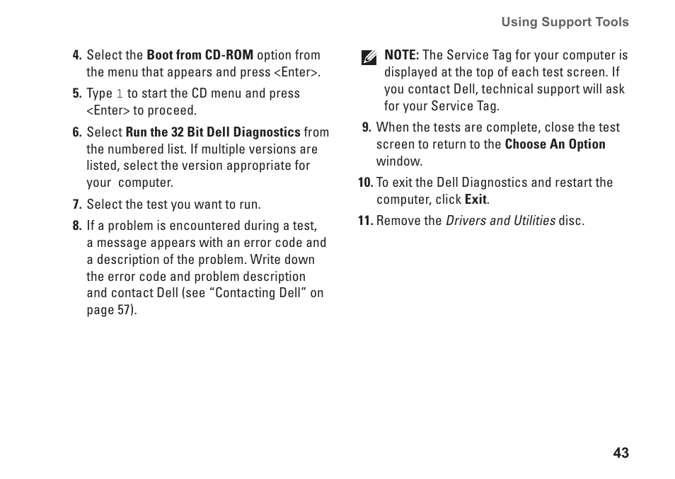 Dell Studio XPS 7100 (Mid 2010) User Manual | Page 45 / 74