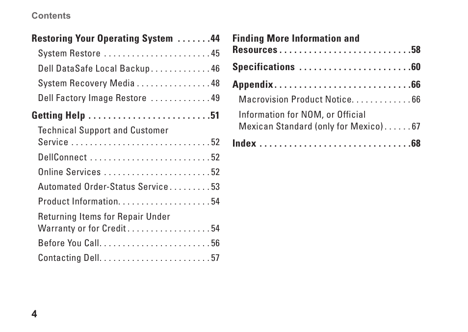 Dell Studio XPS 7100 (Mid 2010) User Manual | Page 6 / 74