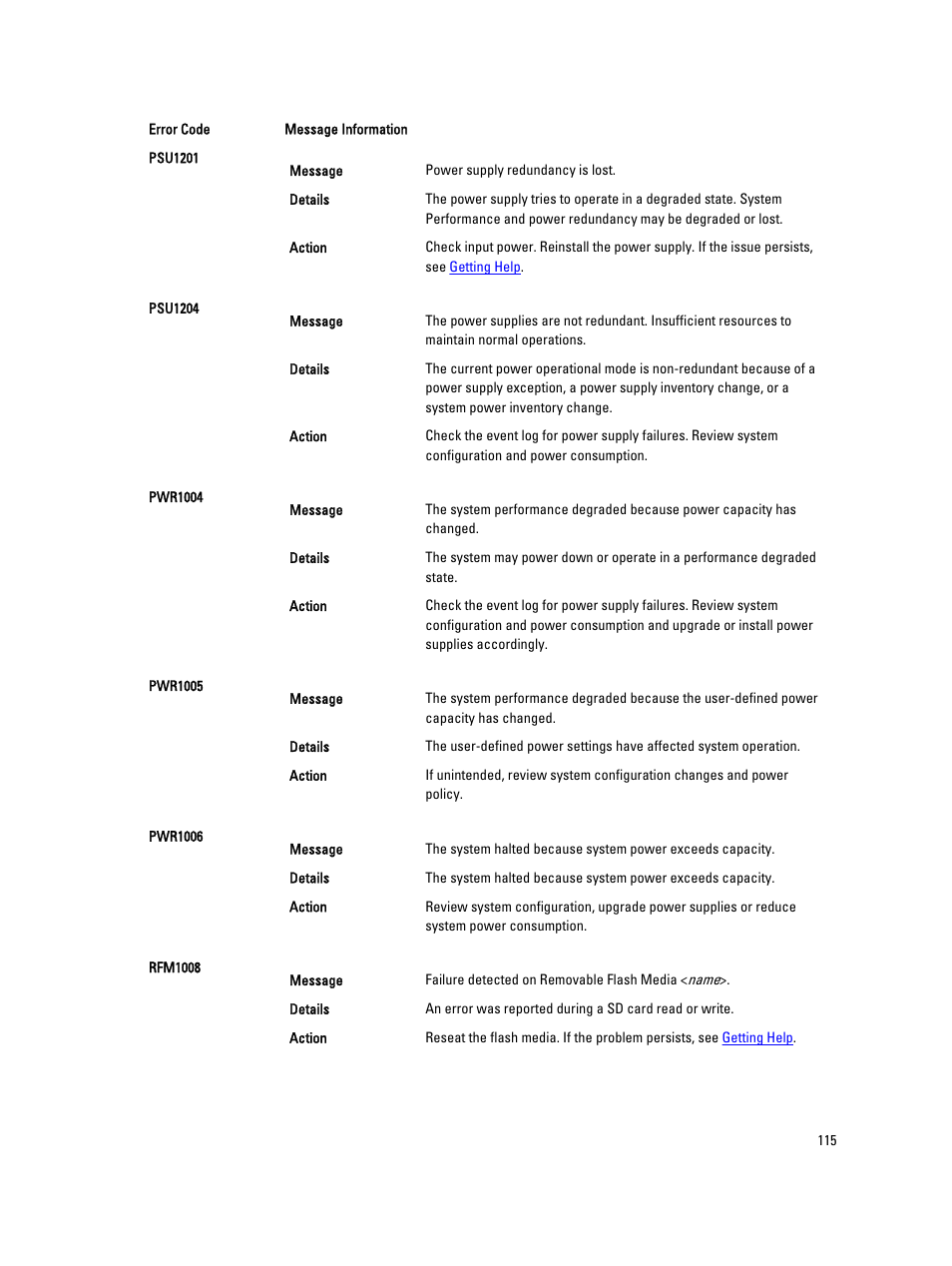 Dell PowerVault DR4100 User Manual | Page 115 / 122