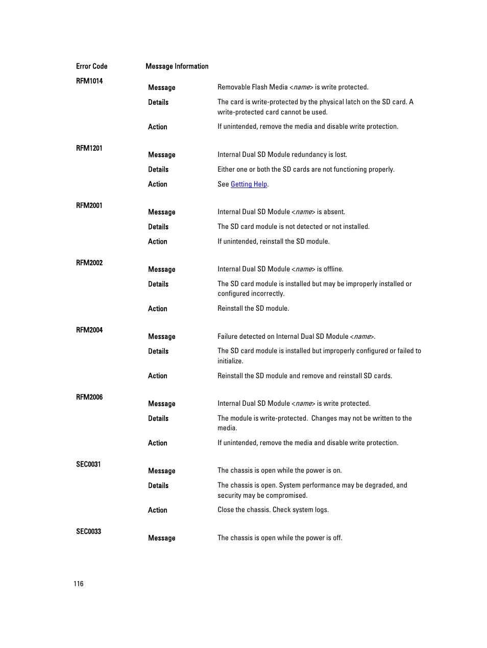 Dell PowerVault DR4100 User Manual | Page 116 / 122