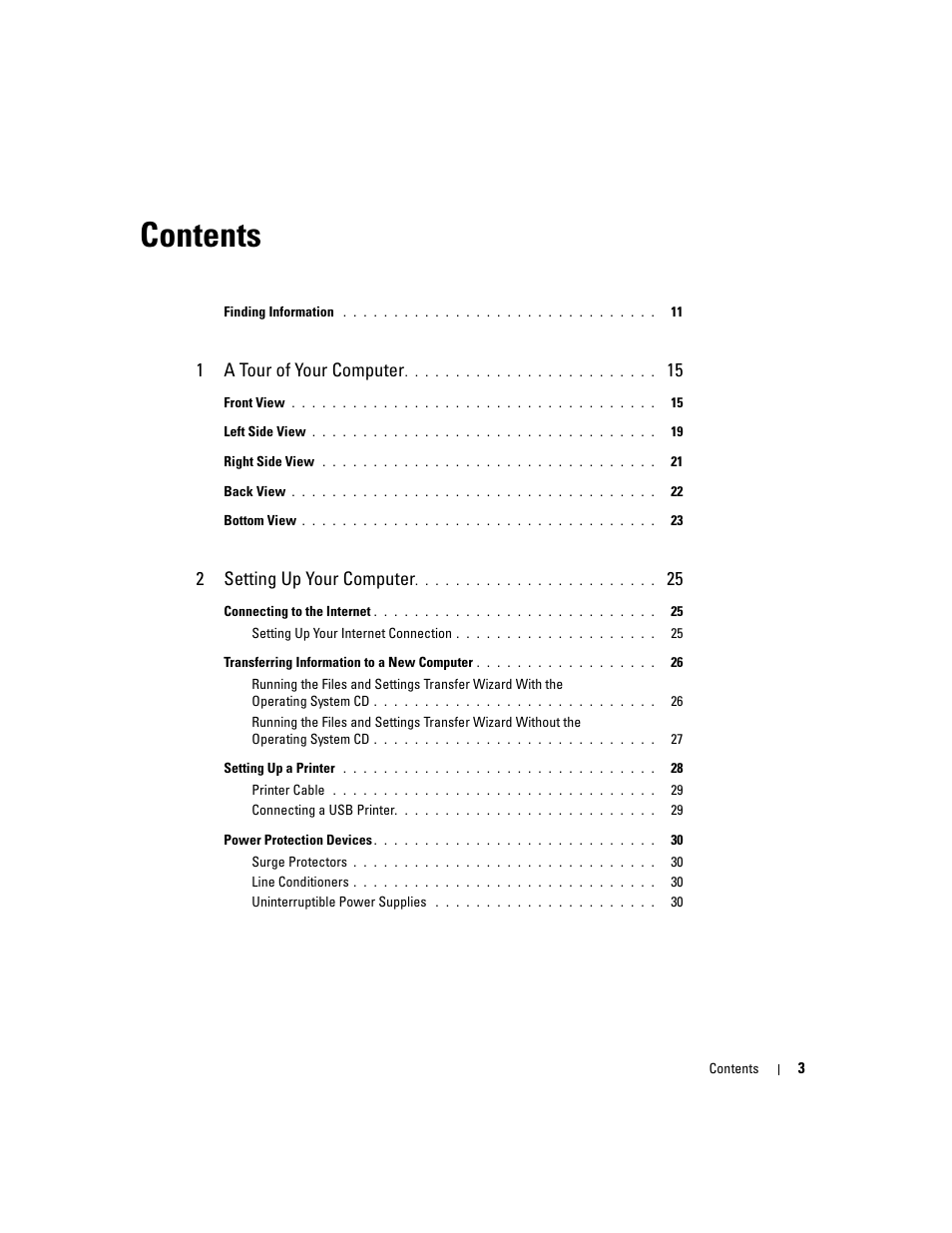 Dell Inspiron 640M User Manual | Page 3 / 188
