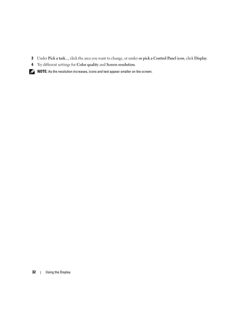Dell Inspiron 640M User Manual | Page 32 / 188
