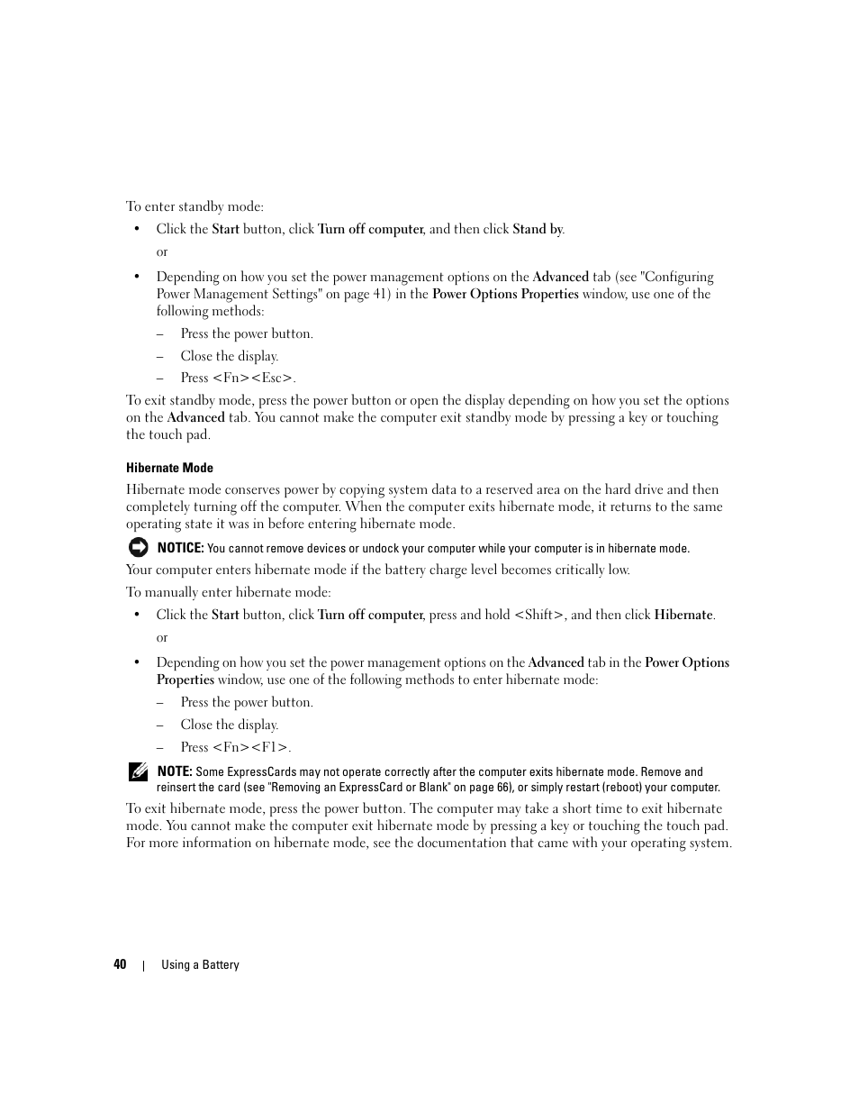 Dell Inspiron 640M User Manual | Page 40 / 188