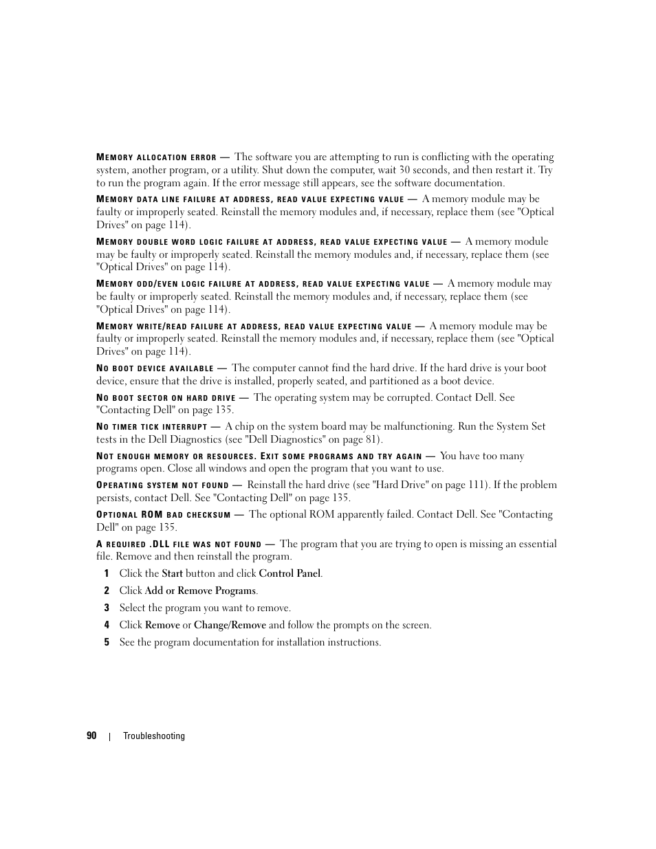 Dell Inspiron 640M User Manual | Page 90 / 188