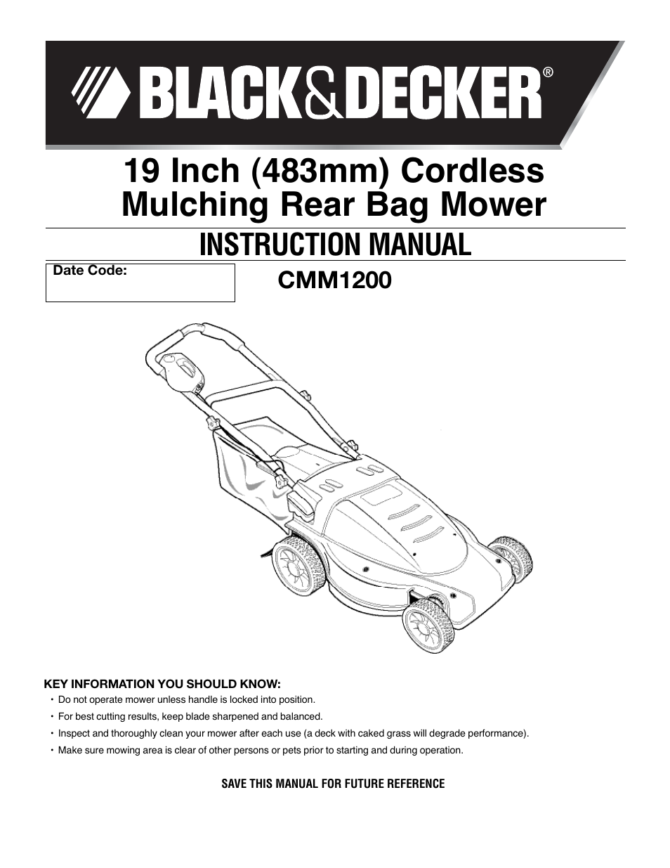 Black & Decker 90531291 User Manual | 32 pages