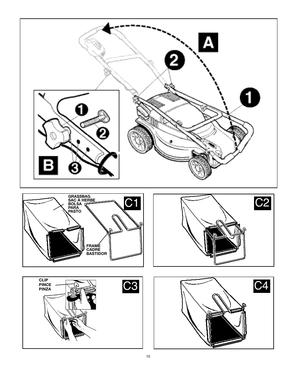 C1 c2 c3 c4 | Black & Decker 90531291 User Manual | Page 10 / 32