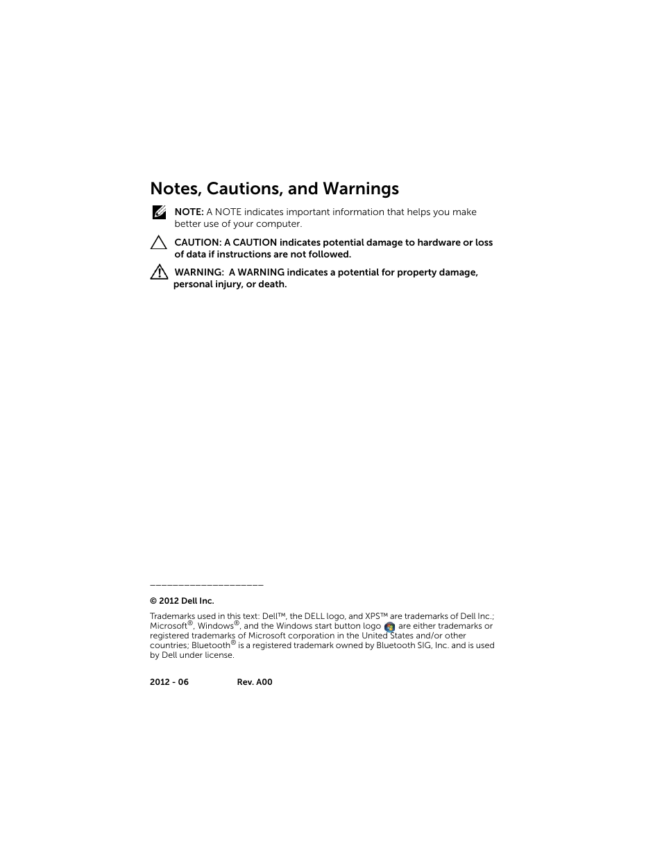 Dell XPS 15 (L521X, Mid 2012) User Manual | Page 2 / 72