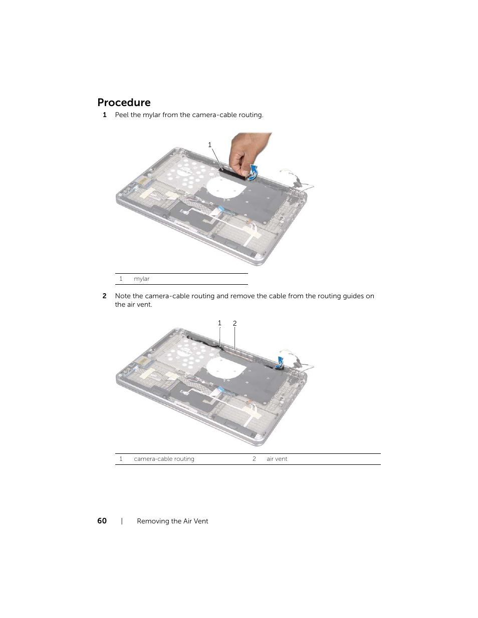Procedure | Dell XPS 15 (L521X, Mid 2012) User Manual | Page 60 / 72