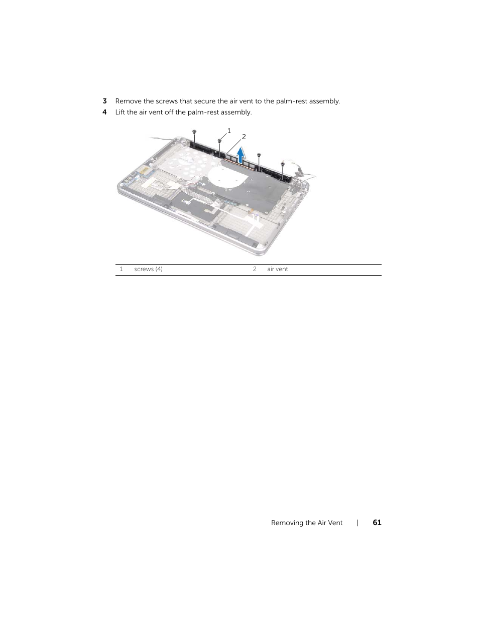 Dell XPS 15 (L521X, Mid 2012) User Manual | Page 61 / 72