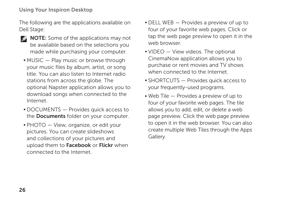 Dell Inspiron 620 (Mid 2011) User Manual | Page 28 / 72