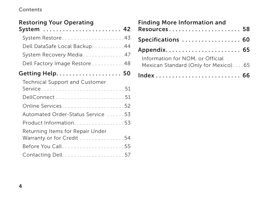 Dell Inspiron 620 (Mid 2011) User Manual | Page 6 / 72