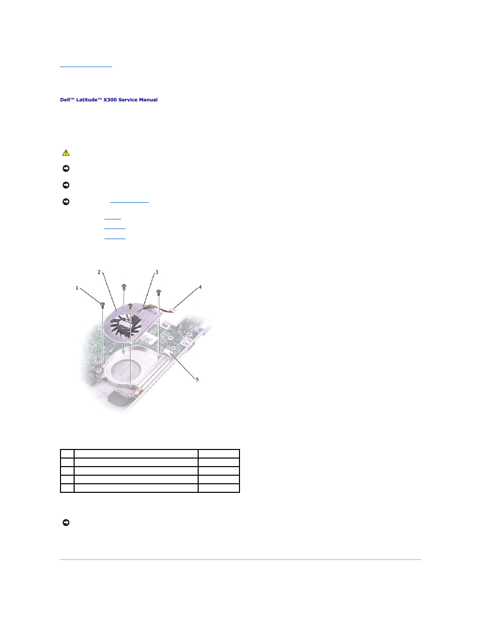Cooling fan, Removing the cooling fan | Dell Latitude X300 User Manual | Page 17 / 50