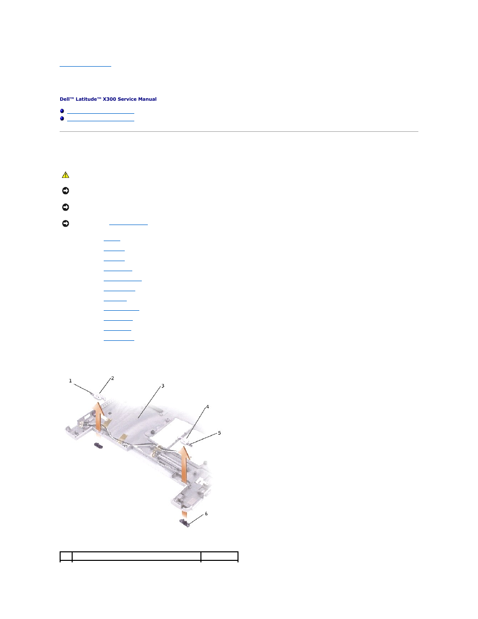 Battery latches, Removing the battery latches | Dell Latitude X300 User Manual | Page 2 / 50