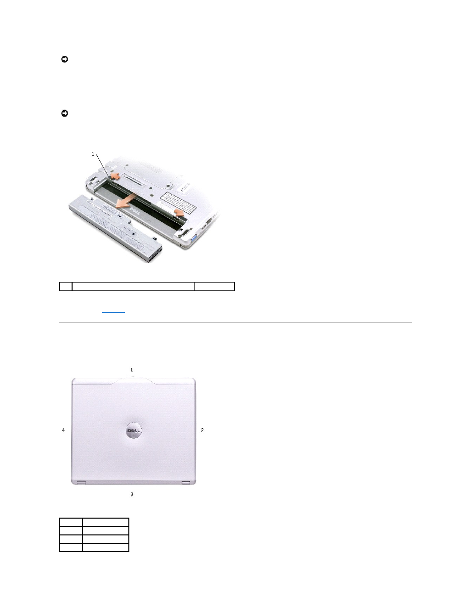 Computer orientation | Dell Latitude X300 User Manual | Page 7 / 50