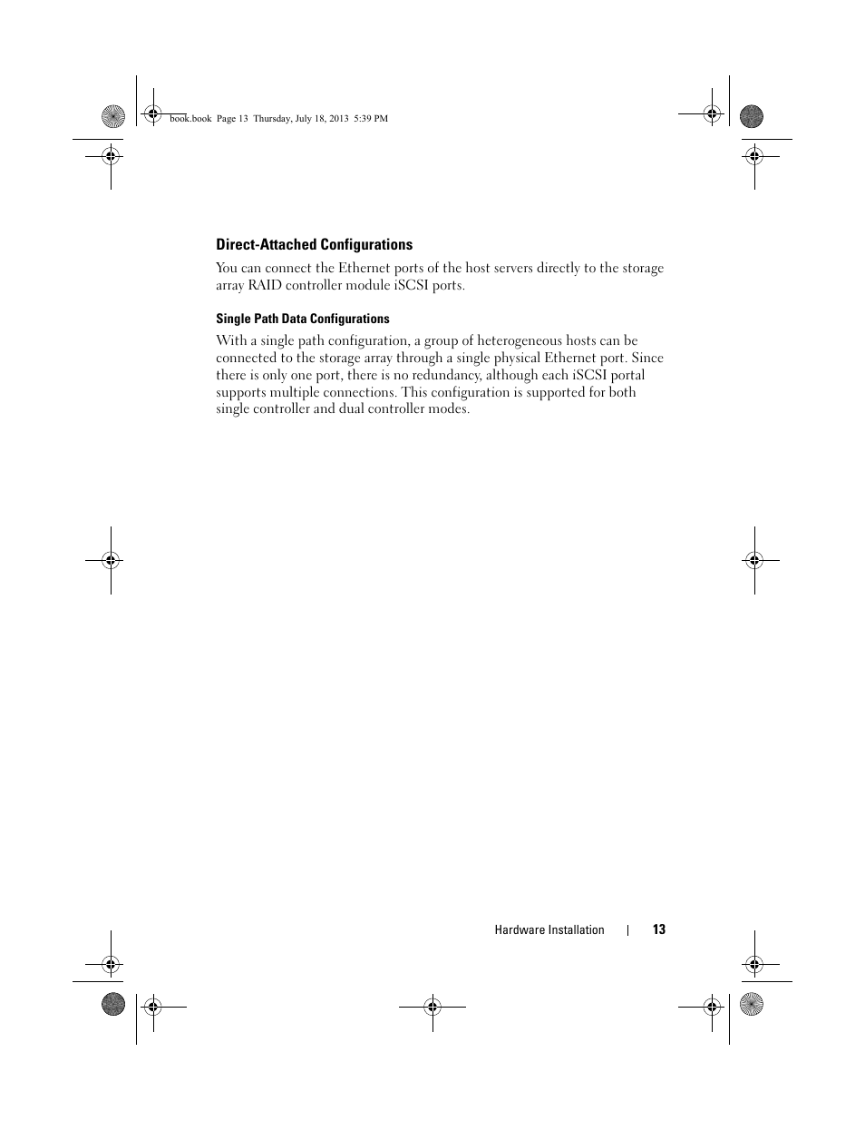 Direct-attached configurations | Dell POWERVAULT MD3620I User Manual | Page 13 / 86