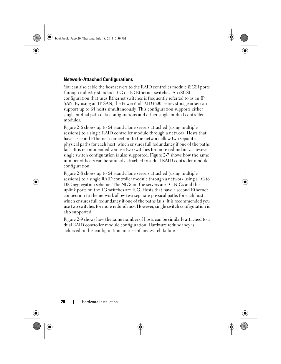 Network-attached configurations | Dell POWERVAULT MD3620I User Manual | Page 20 / 86