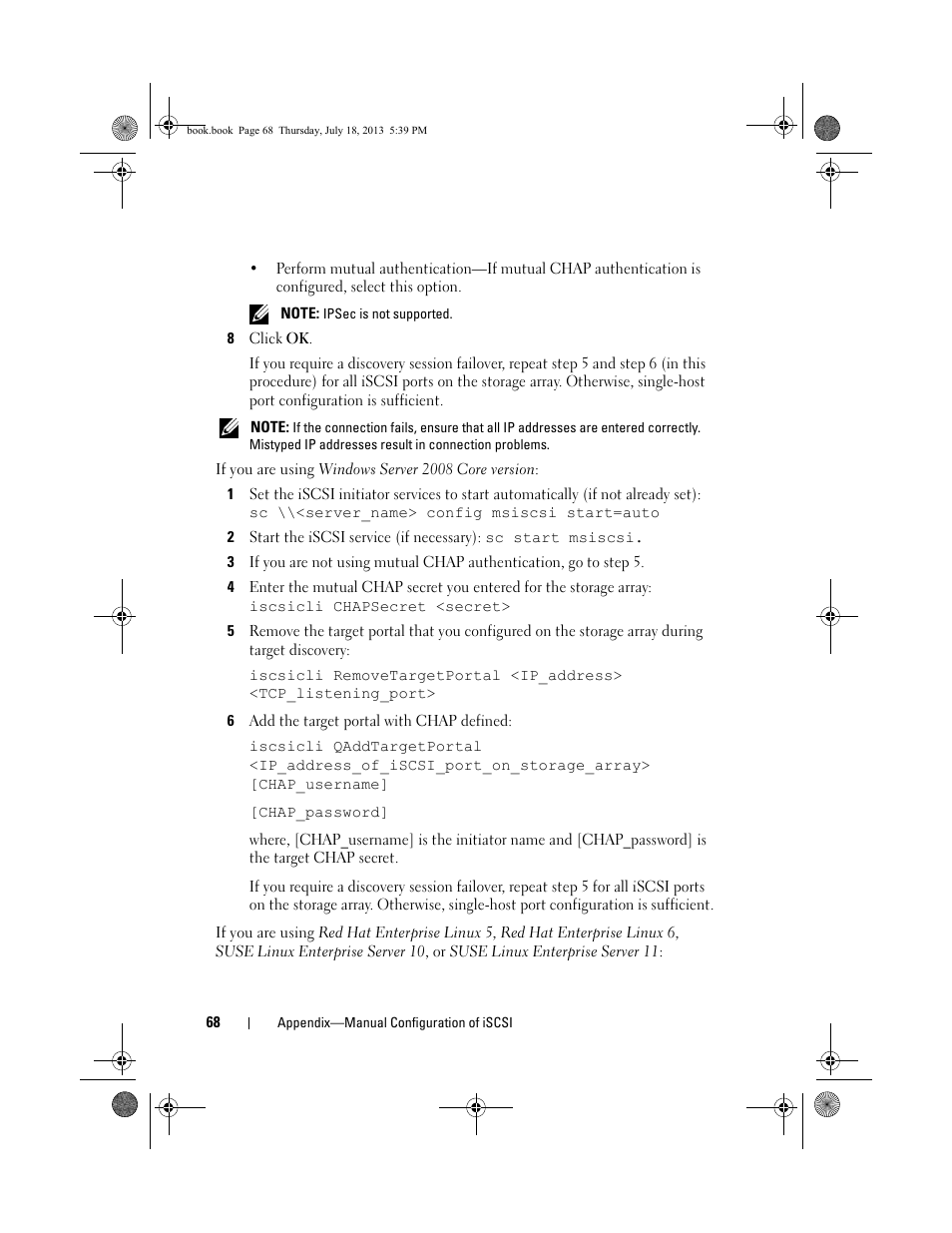 Dell POWERVAULT MD3620I User Manual | Page 68 / 86