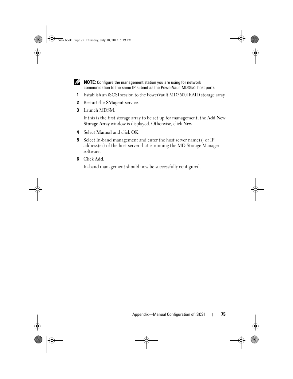 Dell POWERVAULT MD3620I User Manual | Page 75 / 86