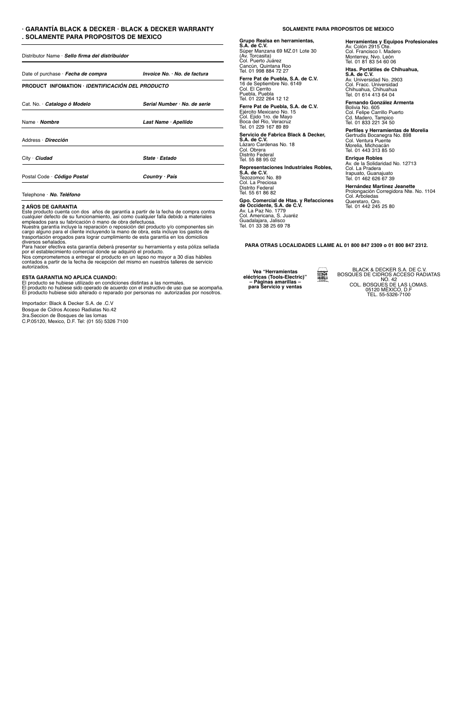 Black & Decker GH750 User Manual | Page 7 / 7