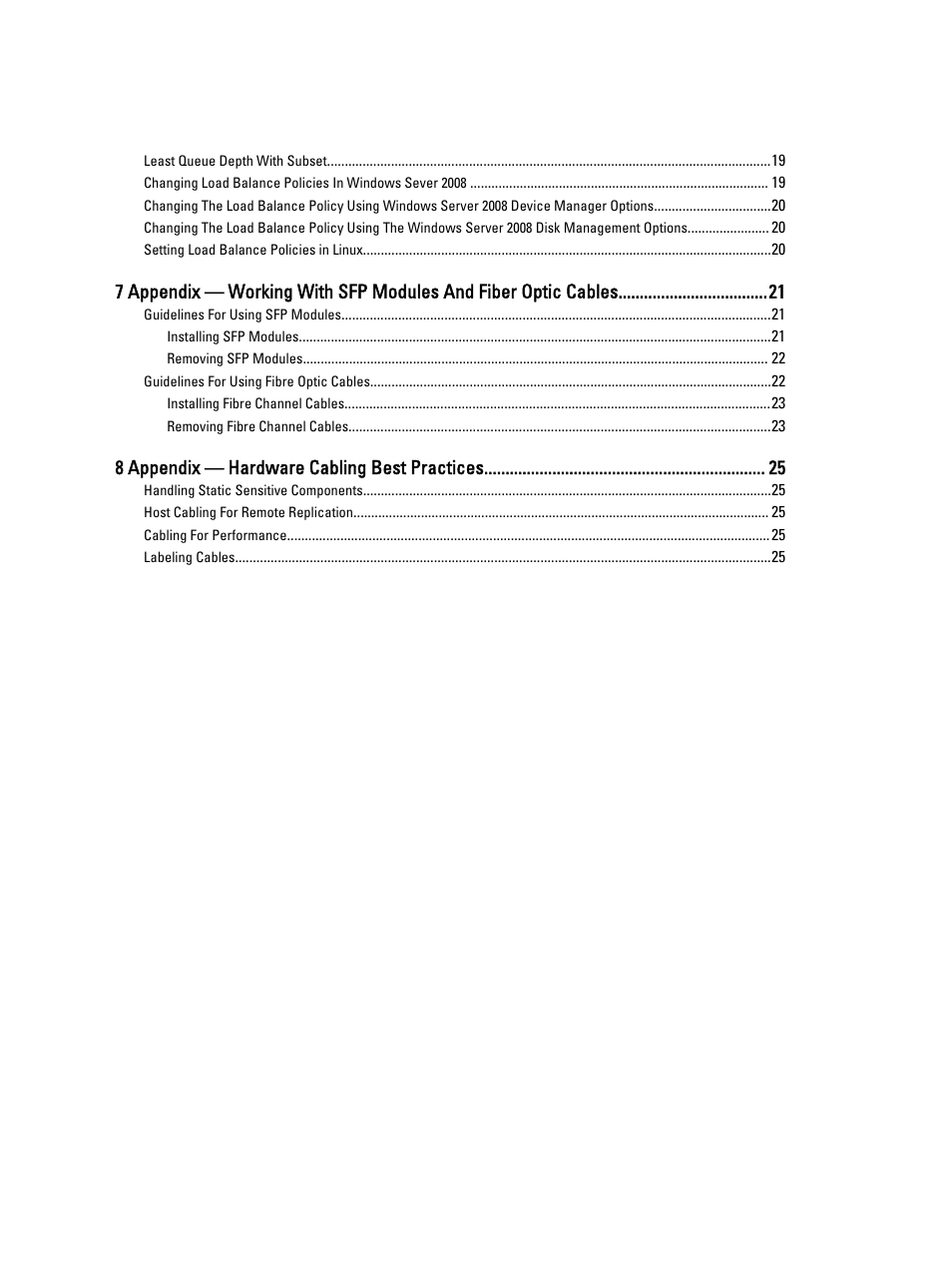 8 appendix — hardware cabling best practices | Dell PowerVault MD3660f User Manual | Page 4 / 26