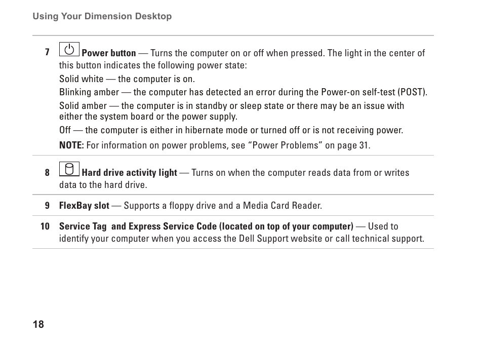 Dell Dimension 2010 User Manual | Page 20 / 90