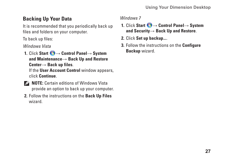 Dell Dimension 2010 User Manual | Page 29 / 90